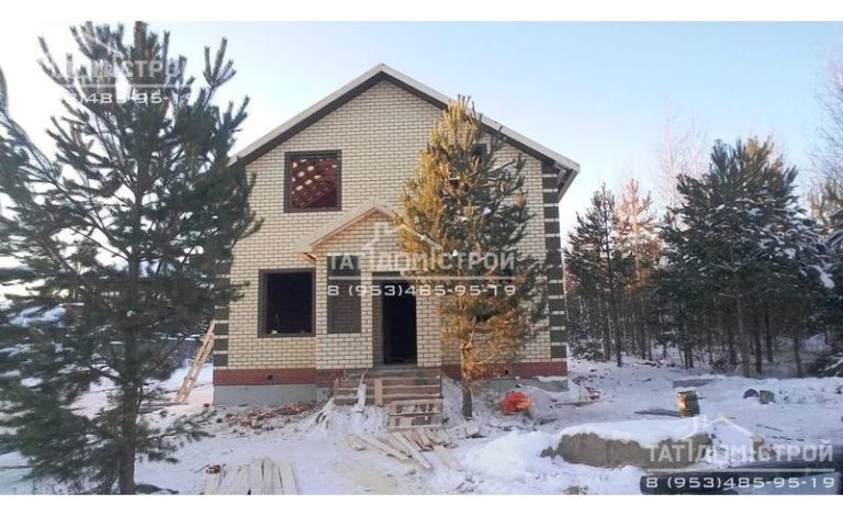 Кирпичный дом 131м² (крыльцо 4м²)