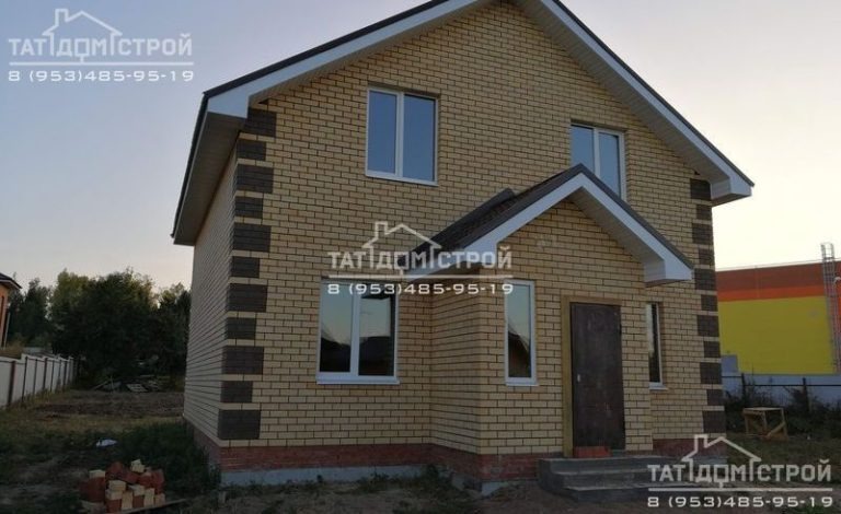 Кирпичный дом 128 м²