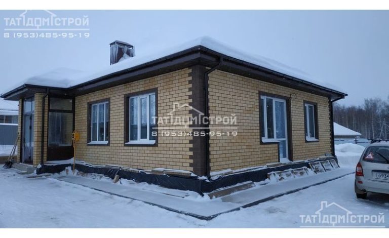 Кирпичный дом 105 м²