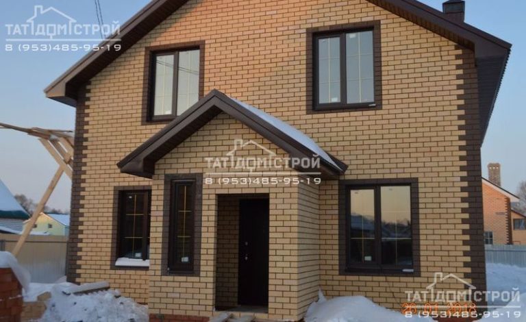 Кирпичный дом 128 м²