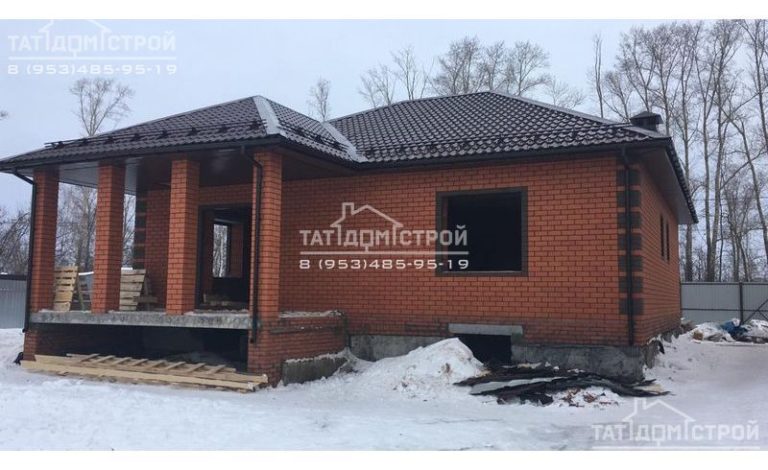 Кирпичный дом 129 м²