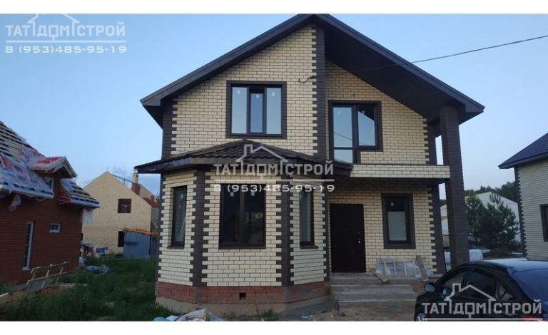 Кирпичный дом 130 м² в посёлке Золотые Ключи