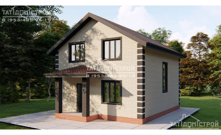 п. Тангачи Кирпичный коттедж 114м2 (4,5м2 крыльцо)