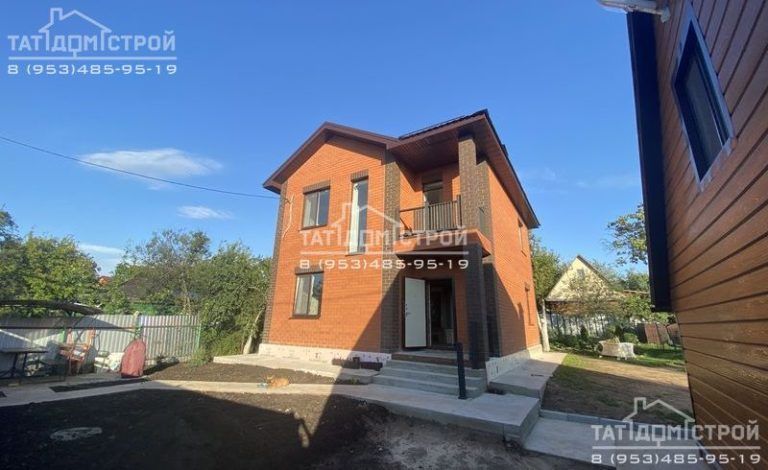 п. Царицыно Кирпичный дом 120м2 (3,5м2 крыльцо, 3,5м2 балкон)