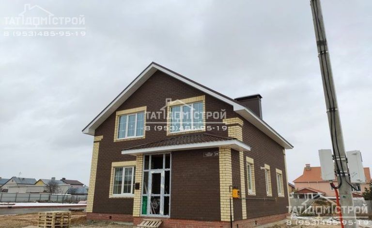 Кирпичный дом 157 м2 + крыльцо 6,6 м2