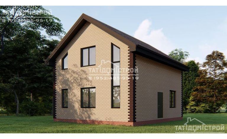 Кирпичный дом 127 м² (Пановка)