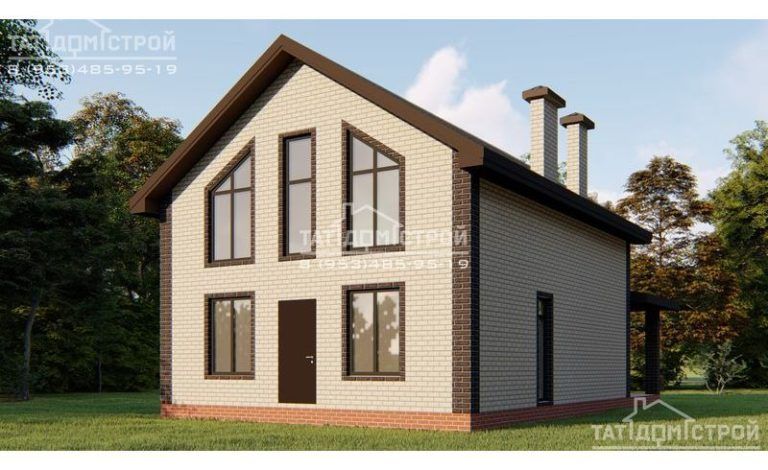 Кирпичный дом 141м² + терраса 29м² (п. Усады)