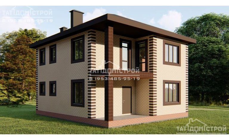 Кирпичный дом 144м² и крыльцо 7,7м² балкон 7,7м² (Песчаные Ковали)