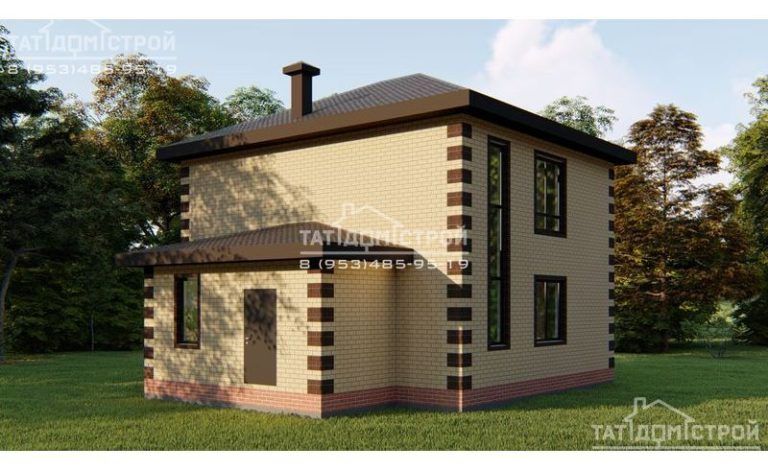 Кирпичный дом 134м² (Каипы)