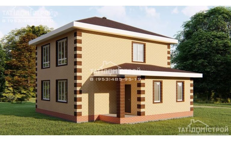 Кирпичный дом 134м² (Авиастроительный)