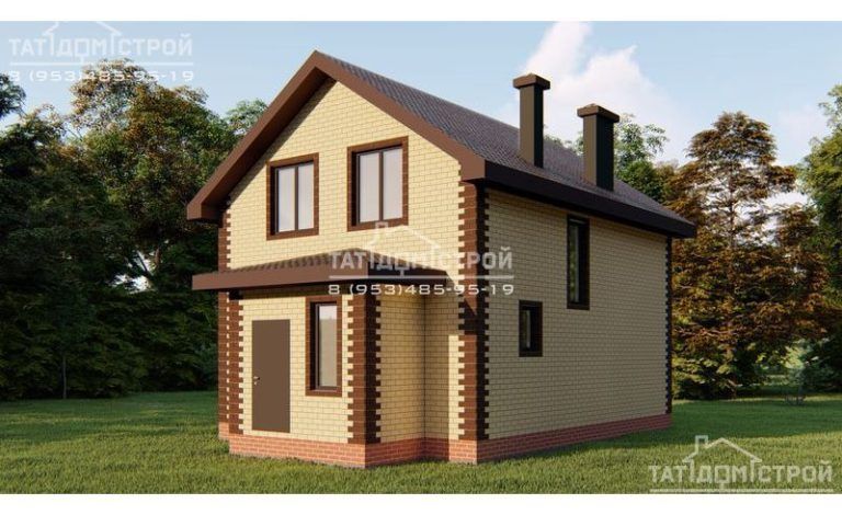 Кирпичный дом 101м² (Жиркомбинат)