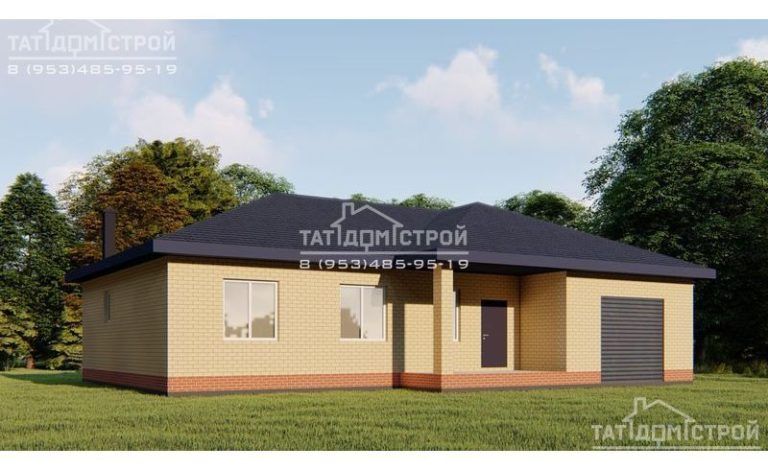 Кирпичный дом 153м² (Отары)