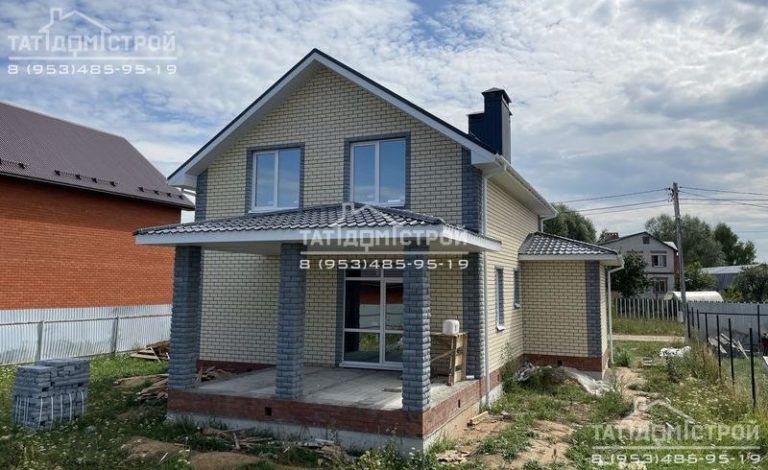 Кирпичный дом 124м², 19м² терраса (Зеленодольск)