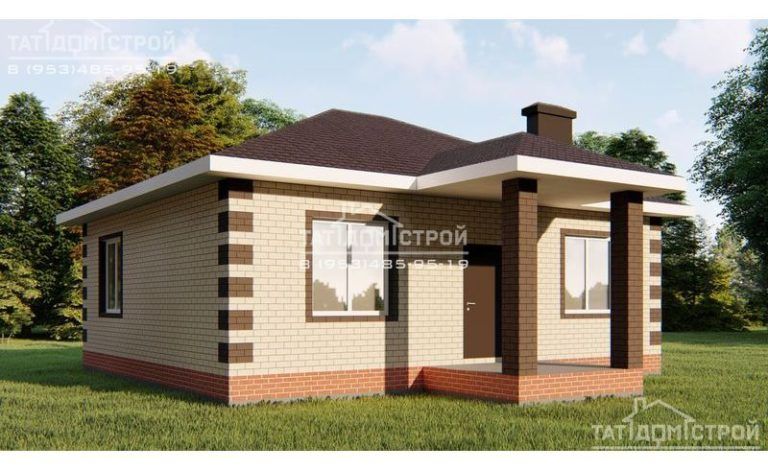 Кирпичный дом 70м² (Мешенские усадьбы)