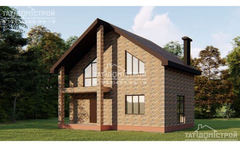 Кирпичный дом 100м² (Брайтпарк)