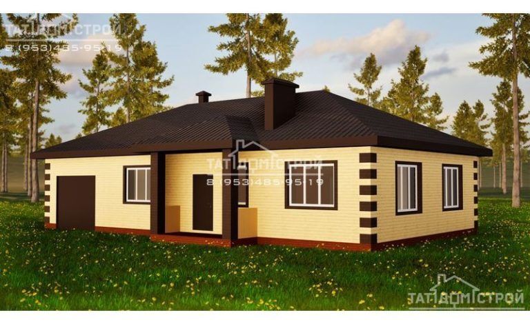 Кирпичный дом 135 м² (В Услон)