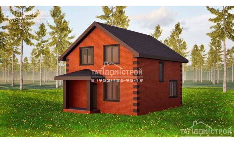 Кирпичный дом 118м² (Брайтнпарк)