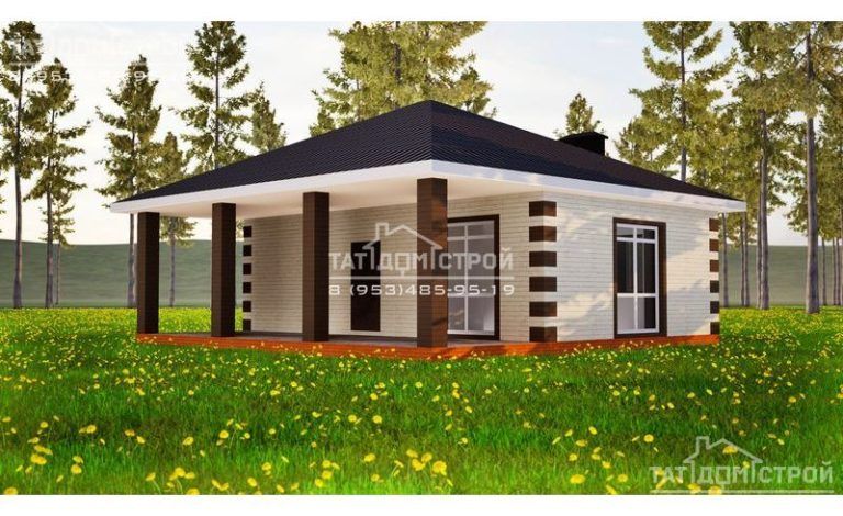 Кирпичный дом 53 м² (Тангачи)