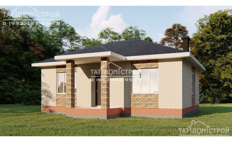 Кирпичный дом 70 м² (Сокуры)