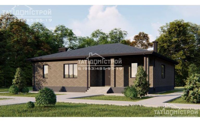 Кирпичный дом 125 м² (Шигалеево)