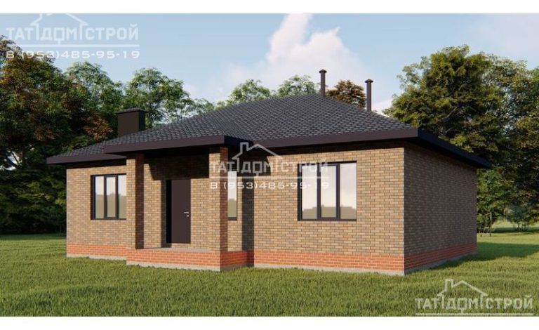 Кирпичный дом 103м² (Макаровка)