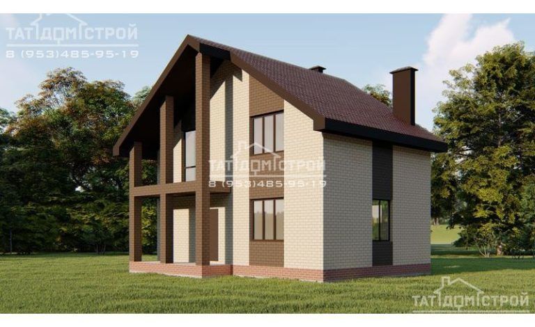 Кирпичный дом 100 м² (Усады)