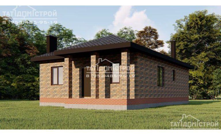 Кирпичный дом 85 м² (Камское Устье)