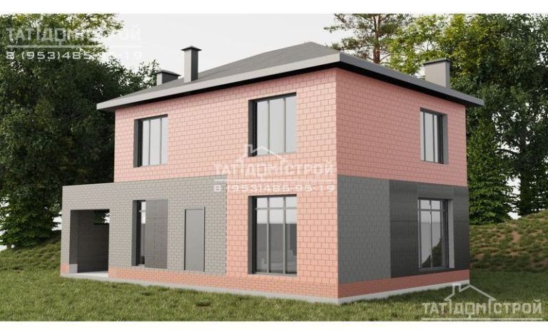 Кирпичный дом 150 м² (Моркваши)