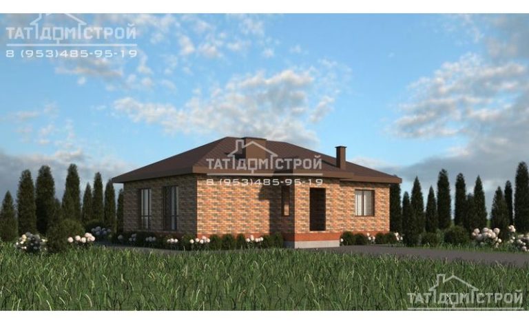Кирпичный дом 85 м² (Авиастроительный)