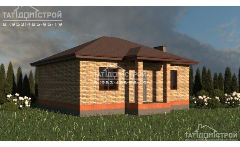 Кирпичный дом 71 м² (Брек)