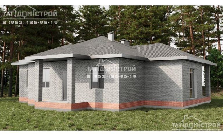 Кирпичный дом 98 м² (Заречье)