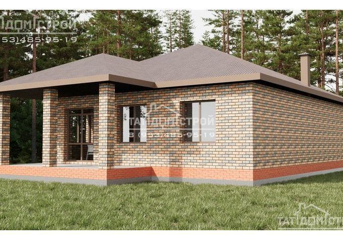 Кирпичный дом 116 м² (Танковое)
